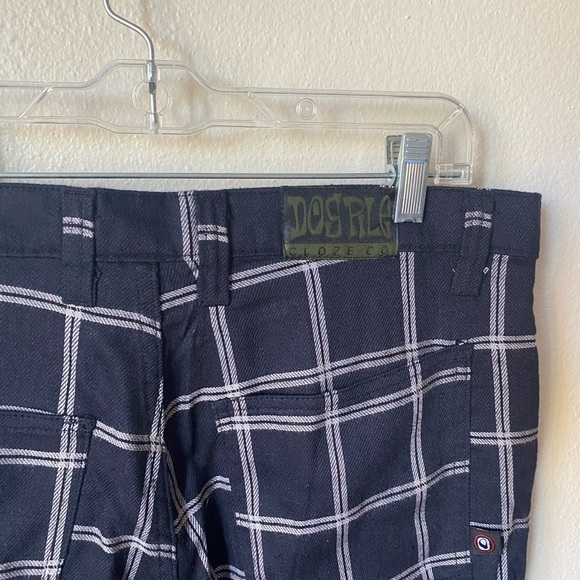 Vintage Dogpile Men’s Big Check Navy Pants Size 36 Flannel Feel Made in USA - Picture 4 of 8